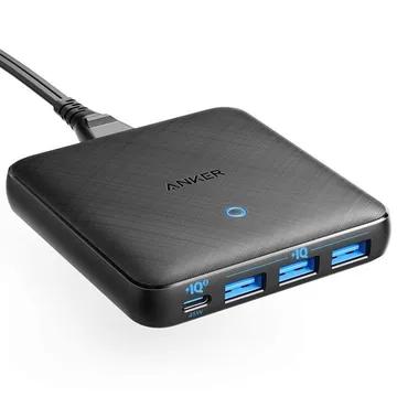 شارژر رومیزی 65W انکر مدل PowerPort Atom 3 Slim A2045