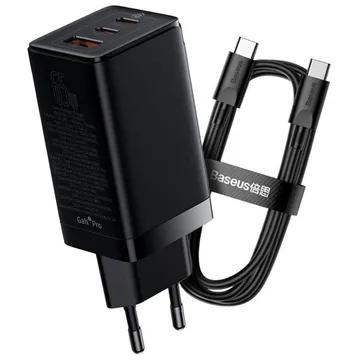 شارژر همراه 65W بیسوس مدل GaN3 Pro Fast Charger CCGP050101