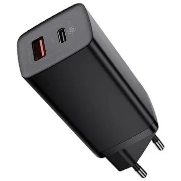 شارژر همراه 65W بیسوس مدل GaN2 Lite Quick Charger USB-C + USB3 CCGAN2L-B01