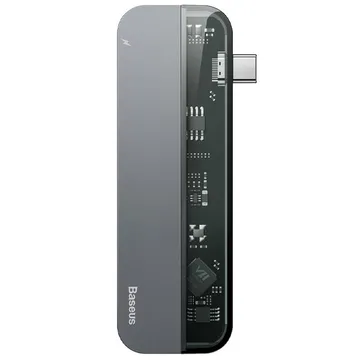هاب بیسوس 5 پورت USB-C مدل Transparent Series Multifunctional CAHUB-TD0G