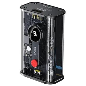 پاوربانک یسیدو 22.5W مدل YP35 با ظرفیت 10000 میلی آمپر ساعت