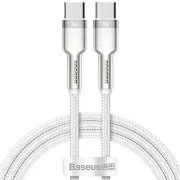 کابل بیسوس 100 وات USB-C به USB-C مدل Cafule Series Metal Data CATJK-C01 با طول 1 متر