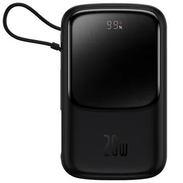 پاوربانک بیسوس 20W مدل PPQD060001 Qpow Pro Overseas Edition با ظرفیت 10000 میلی آمپر ساعت