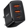 شارژر همراه 30W بیسوس مدل Compact Quick Charger USB-C+USB3.0 CCXJ-E01