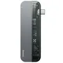 هاب بیسوس 5 پورت USB-C مدل Transparent Series Multifunctional CAHUB-TD0G