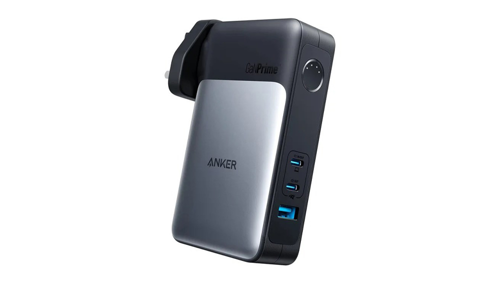 پاوربانک Anker 733 به رنگ مشکی و نقره‌ای