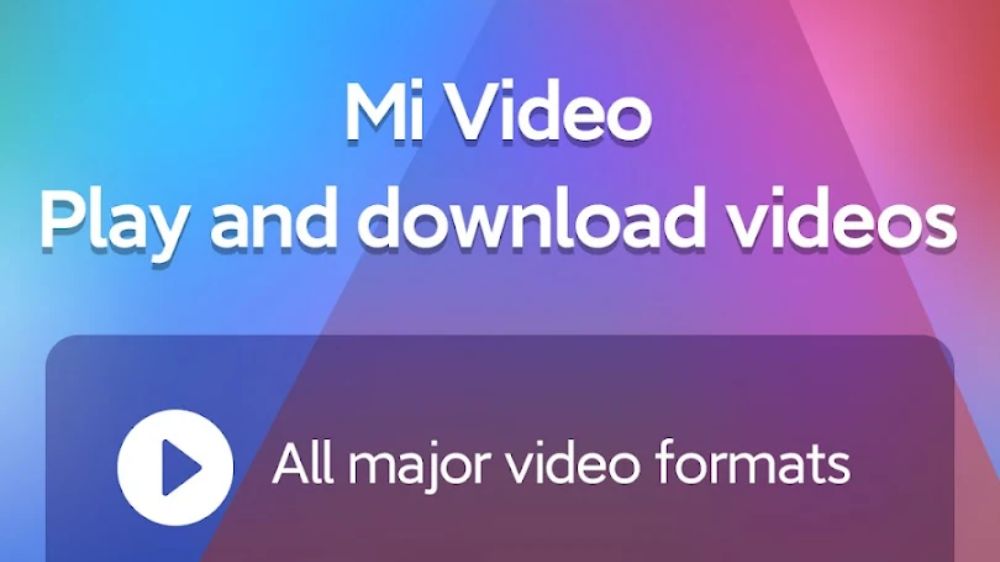قابلیت دانلود و پخش تمام فرمت‌های اصلی ویدیو در برنامه Mi Video