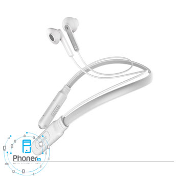 رنگ سفید هندزفری بلوتوثی NGS16-01 Encok Neck Hung Wireless Earphone S16