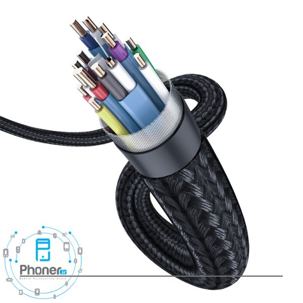 نمای داخلی Baseus CAKSX-C0G Enjoyment Series 4KHD Male to 4KHD Male Adapter Cable