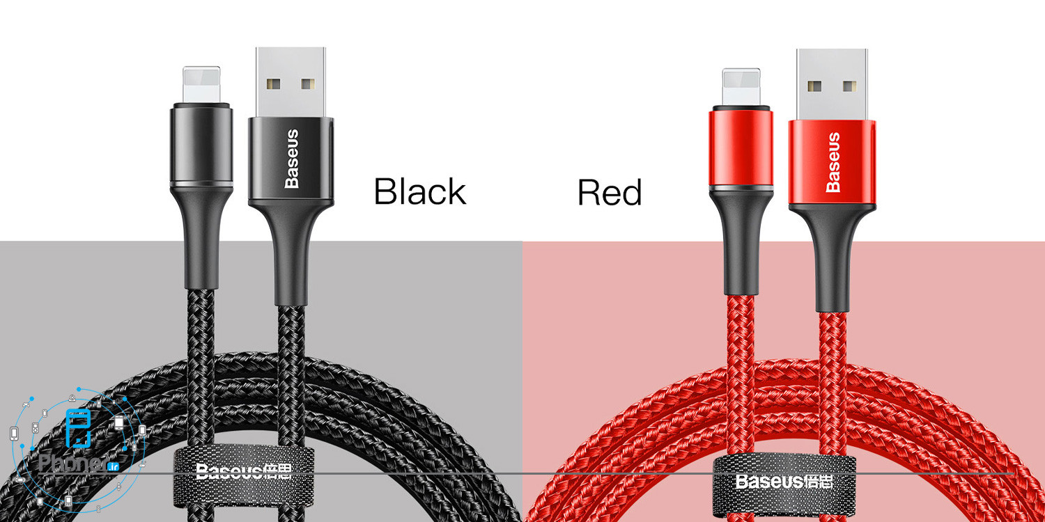 تنوع رنگبندی Baseus CALGH-B01 Halo Data Cable