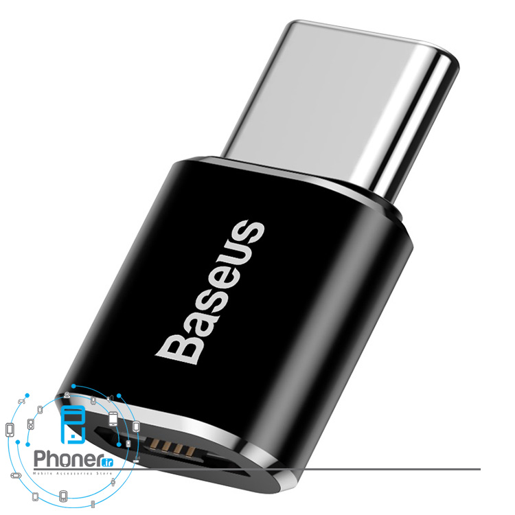 مبدل Baseus CAMOTG-01 Micro Female To USB-C Male Adapter Converter