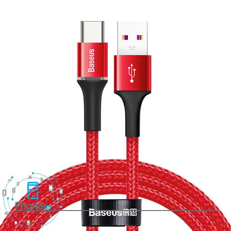 رنگ قرمز Baseus Halo Data Cable
