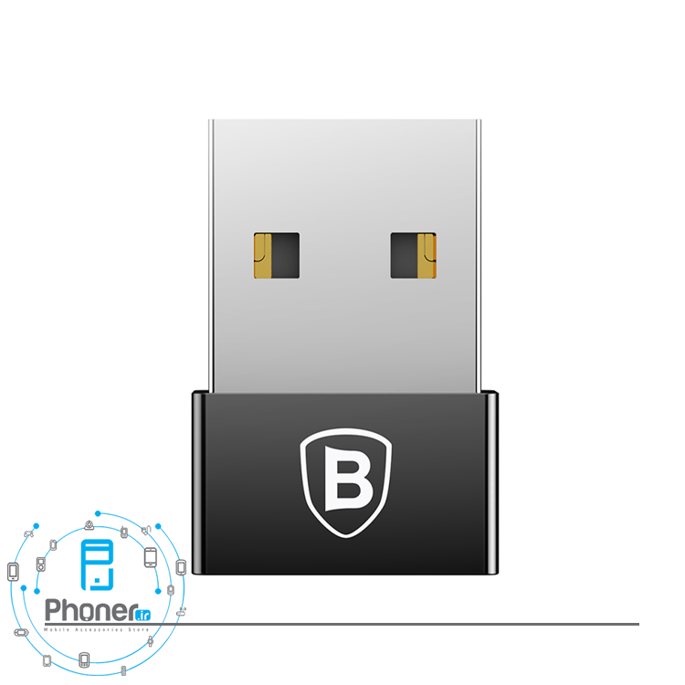 نمای روبرو Baseus CATJQ-A01 Exquisite USB Male to USB-C Female