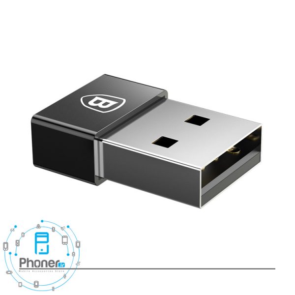 نمای کناری Baseus CATJQ-A01 Exquisite USB Male to USB-C Female
