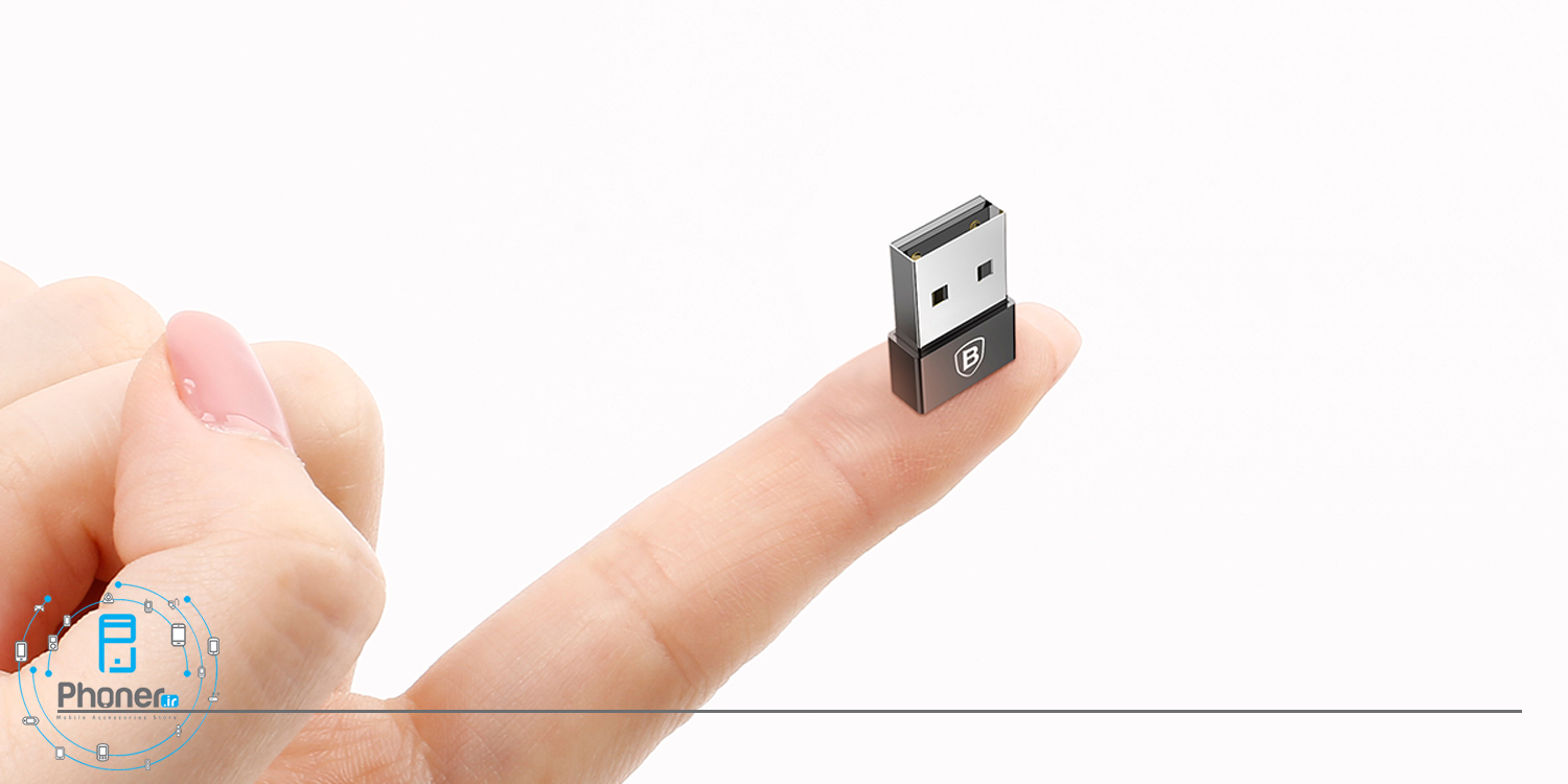 مبدل CATJQ-A01 Exquisite USB Male to USB-C Female بیسوس