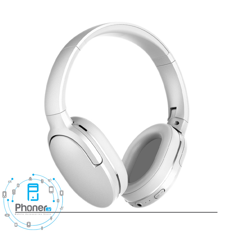 رنگ سفید هدفون Baseus NGD02-01 Encok Wireless Headphone D02