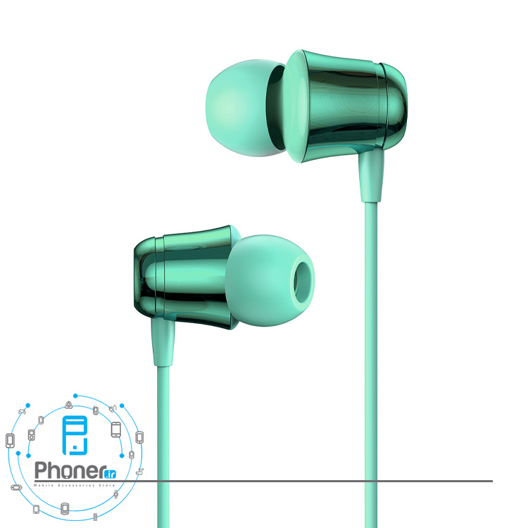 رنگ سبز Baseus NGH13-01 Encok 3.5mm Wired Earphone