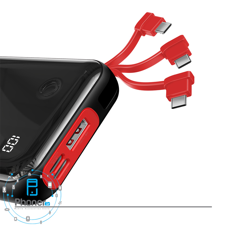 کابل همراه Baseus PPXF-A01 Mini S Digital Display Power Bank