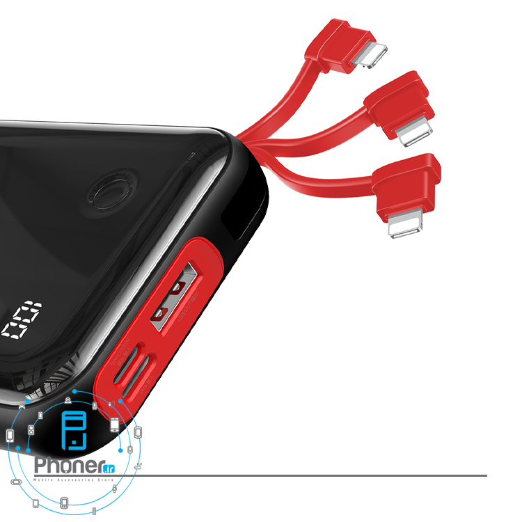کابل همراه Baseus PPXF-B01 Mini S Digital Display Power Bank