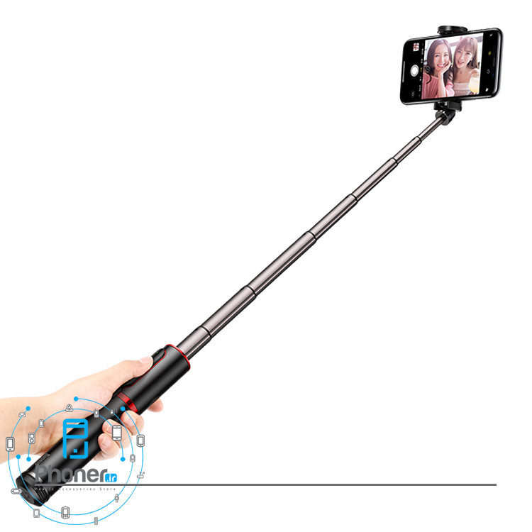 پایه نگهدارنده SUDYZP-D19 Fully Folding Selfie Stick بیسوس
