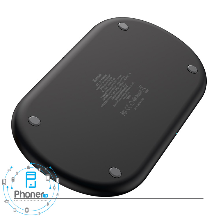 نمای زیر Baseus WX3IN1-01 Smart 3in1 Wireless Charger