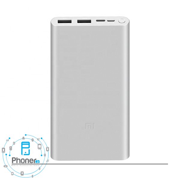 رنگ نقره ای Xiaomi PLM13ZM Mi Power Bank 3 18W