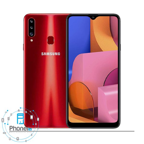 رنگ قرمز گوشی موبایل Samsung Galaxy A20s