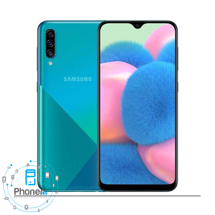 رنگ آبی گوشی موبایل Samsung Galaxy A30s