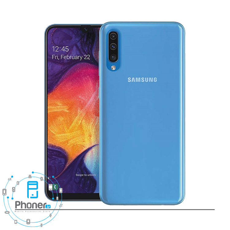 رنگ آبی گوشی موبایل Samsung Galaxy A50