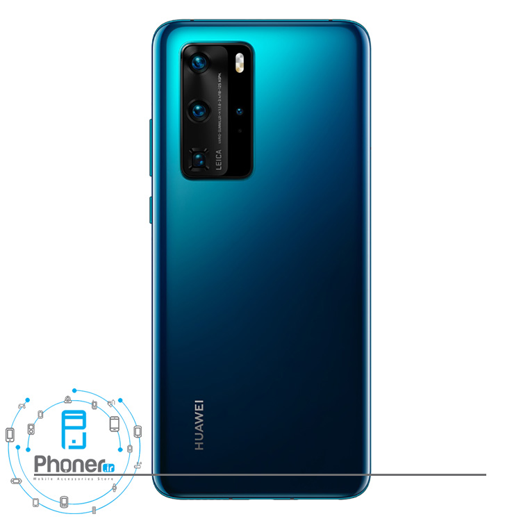 نمای پشتی رنگ آبی گوشی موبایل Huawei P40 Pro