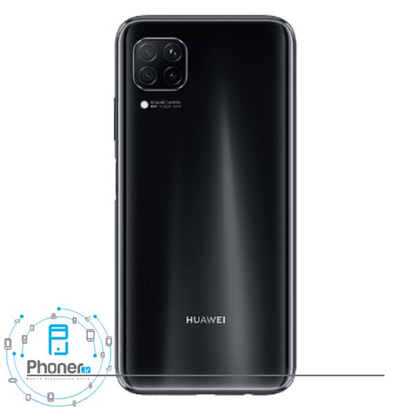 نمای قاب پشت رنگ مشکی گوشی موبایل Huawei P40 lite
