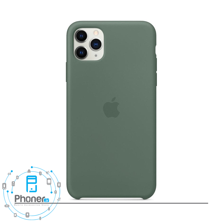 رنگ Pine Green قاب گوشی Apple SCAIP11P Silicone Case