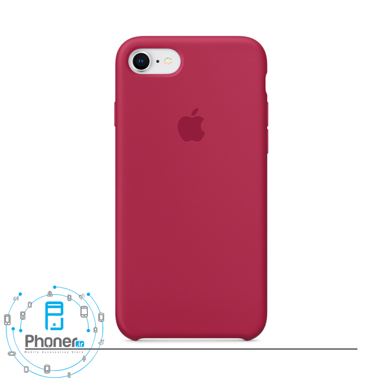 رنگ Rose Red قاب محافظ Apple SCAIP78 Silicone Case