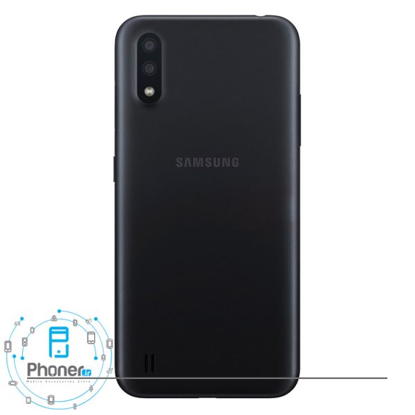 نمای کلی رنگ مشکی گوشی موبایل Samsung Galaxy A01