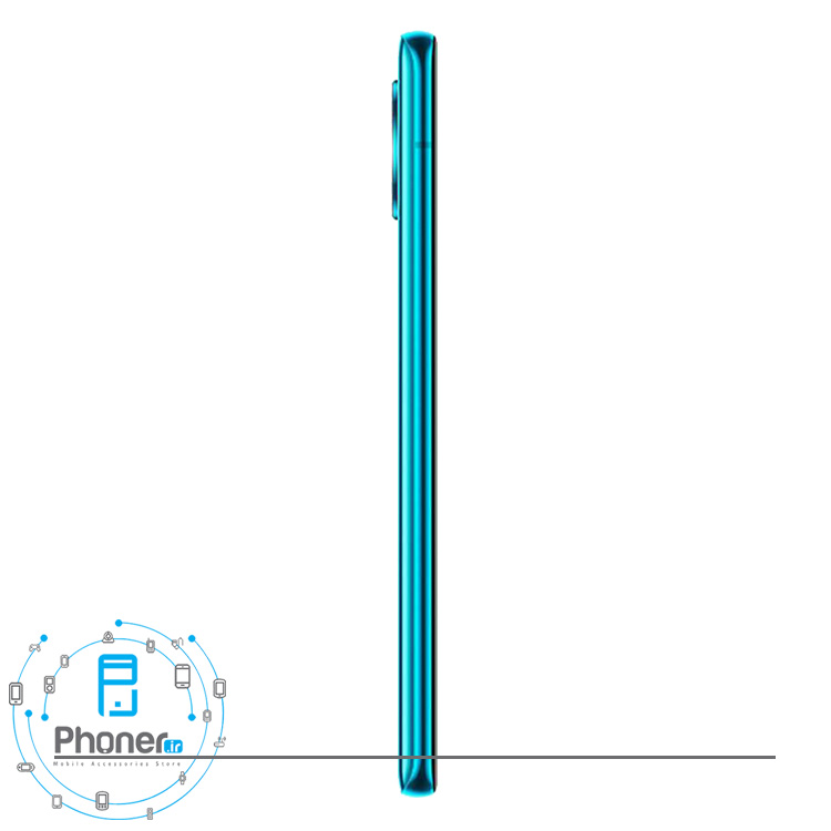 نمای کنار رنگ آبی گوشی موبایل Xiaomi Redmi K30 Pro Zoom