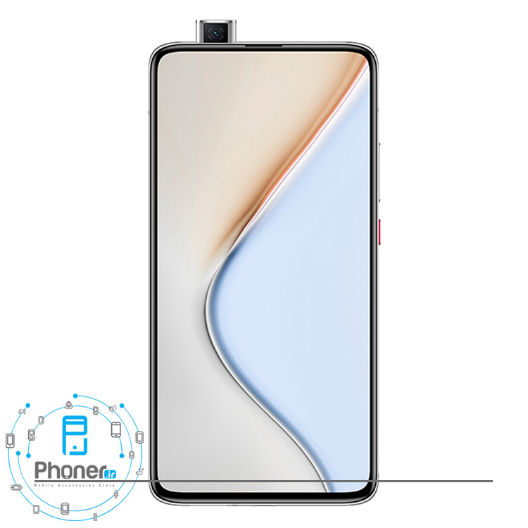 نمای روبرویی رنگ سفید گوشی موبایل Xiaomi Redmi K30 Pro Zoom