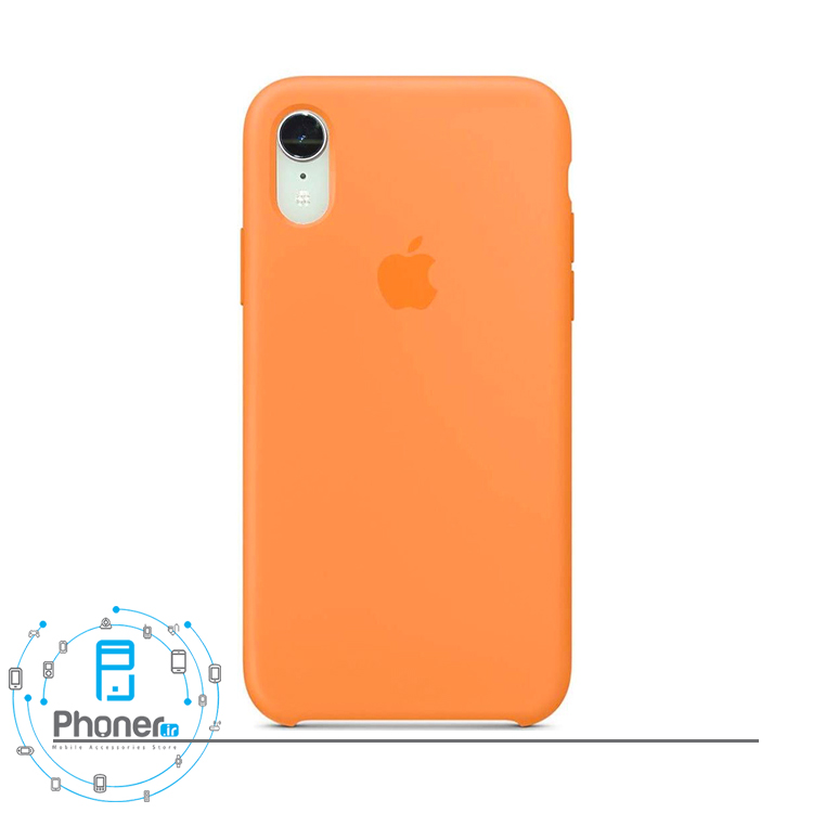 رنگ Papaya قاب گوشی Apple SCAIPXR Silicone Case