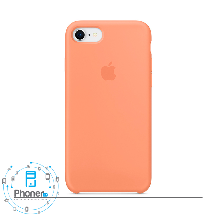 رنگ Peach Red قاب محافظ Apple SCAIP78 Silicone Case
