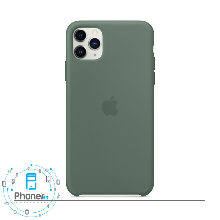 رنگ Pine Green قاب گوشی Apple SCAIP11PM Silicone Case