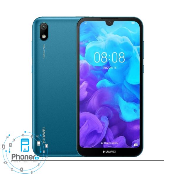رنگ آبی گوشی موبایل Huawei AMN-LX9 Y5 2019