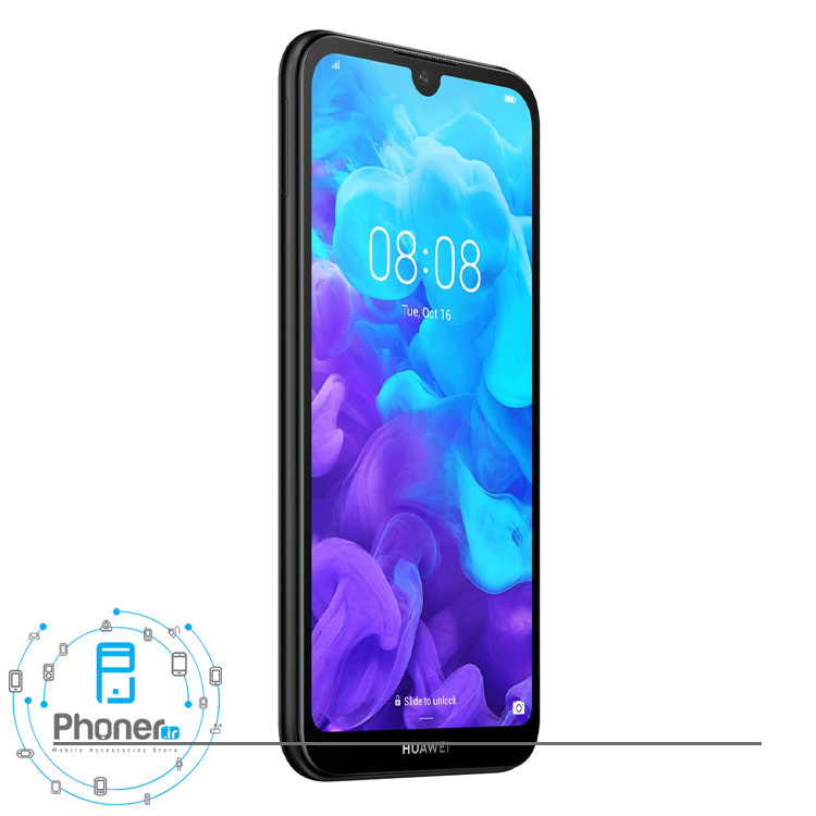 نمای کناری گوشی موبایل Huawei AMN-LX9 Y5 2019 رنگ مشکی