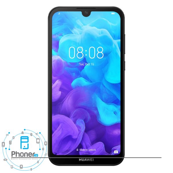 نمای صفحه نمایش گوشی موبایل Huawei AMN-LX9 Y5 2019 رنگ مشکی