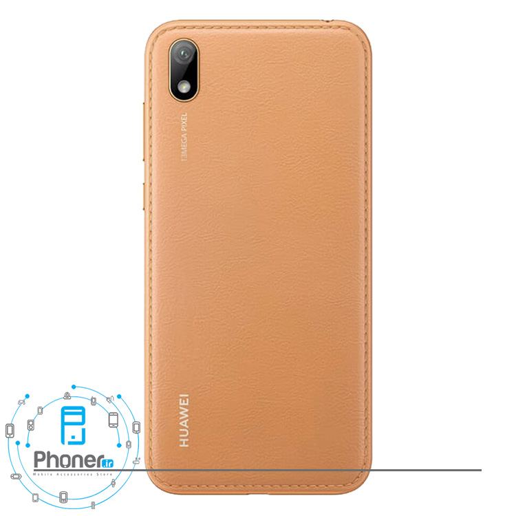 نمای قاب پشتی گوشی موبایل Huawei AMN-LX9 Y5 2019 رنگ قهوه ای