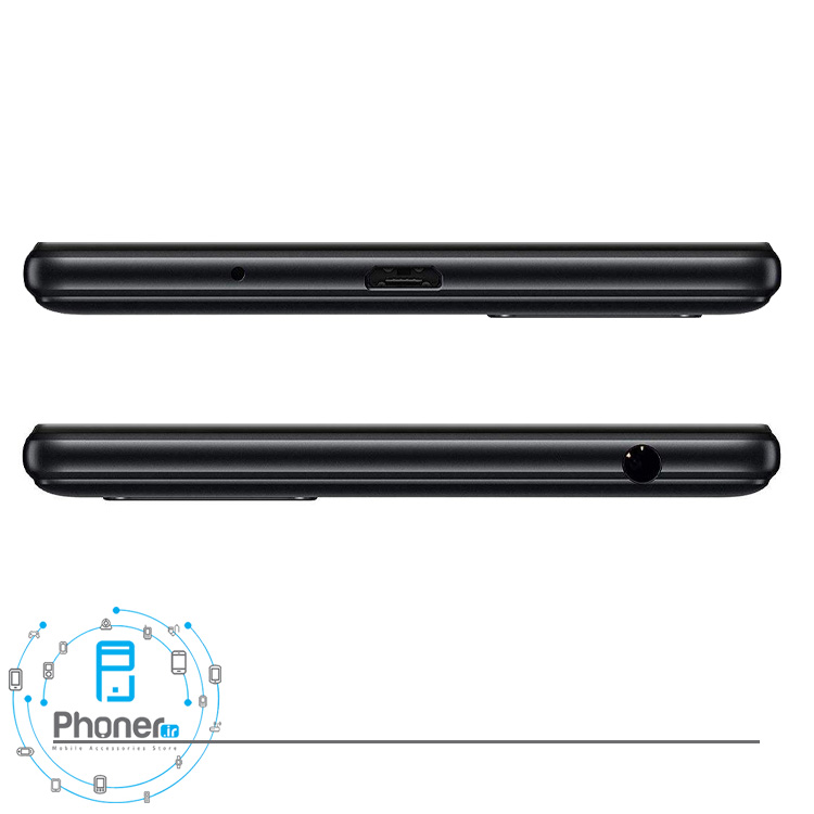 نمای بالا و پایین رنگ مشکی گوشی موبایل Huawei DUA-L22 Honor 7S
