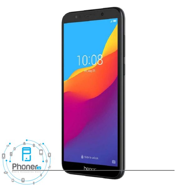 نمای صفحه نمایش رنگ مشکی گوشی موبایل Huawei DUA-L22 Honor 7S
