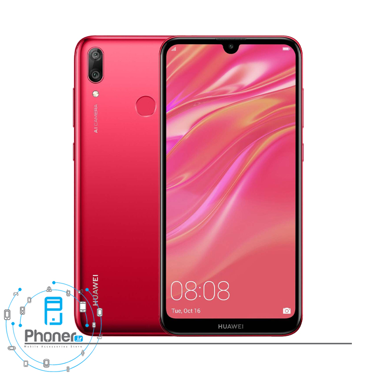 رنگ قرمز گوشی موبایل Huawei DUB-LX1 Y7 Prime 2019