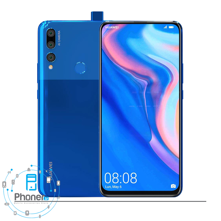 رنگ آبی گوشی موبایل Huawei STK-L21 Y9 Prime 2019