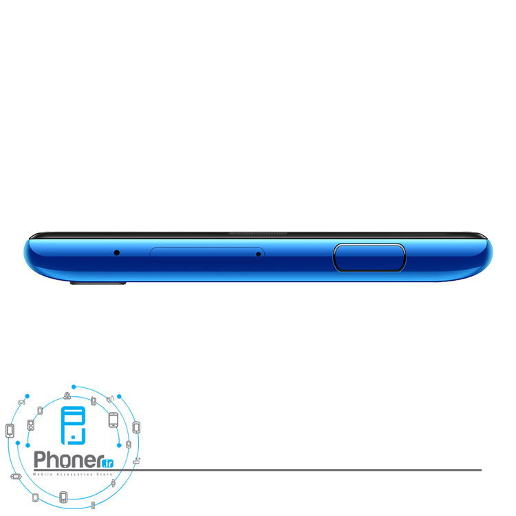 نمای پایین گوشی موبایل Huawei STK-LX1 9X Honor 9X در رنگ آبی