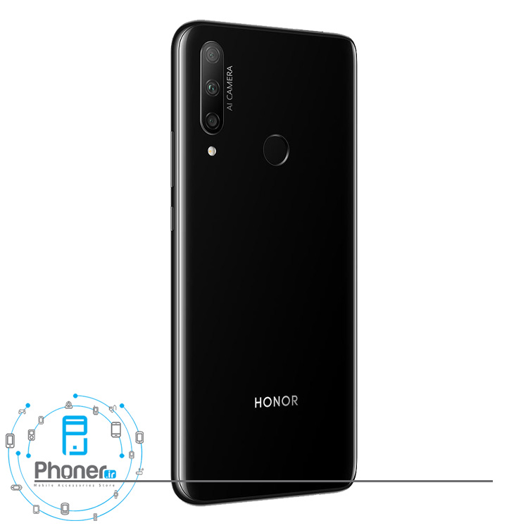 نمای کناری گوشی موبایل Huawei STK-LX1 9X Honor 9X در رنگ مشکی