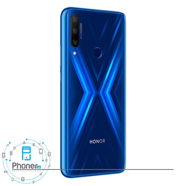 نمای کناری  رنگ آبی گوشی موبایل Huawei STK-LX1 9X Honor 9X